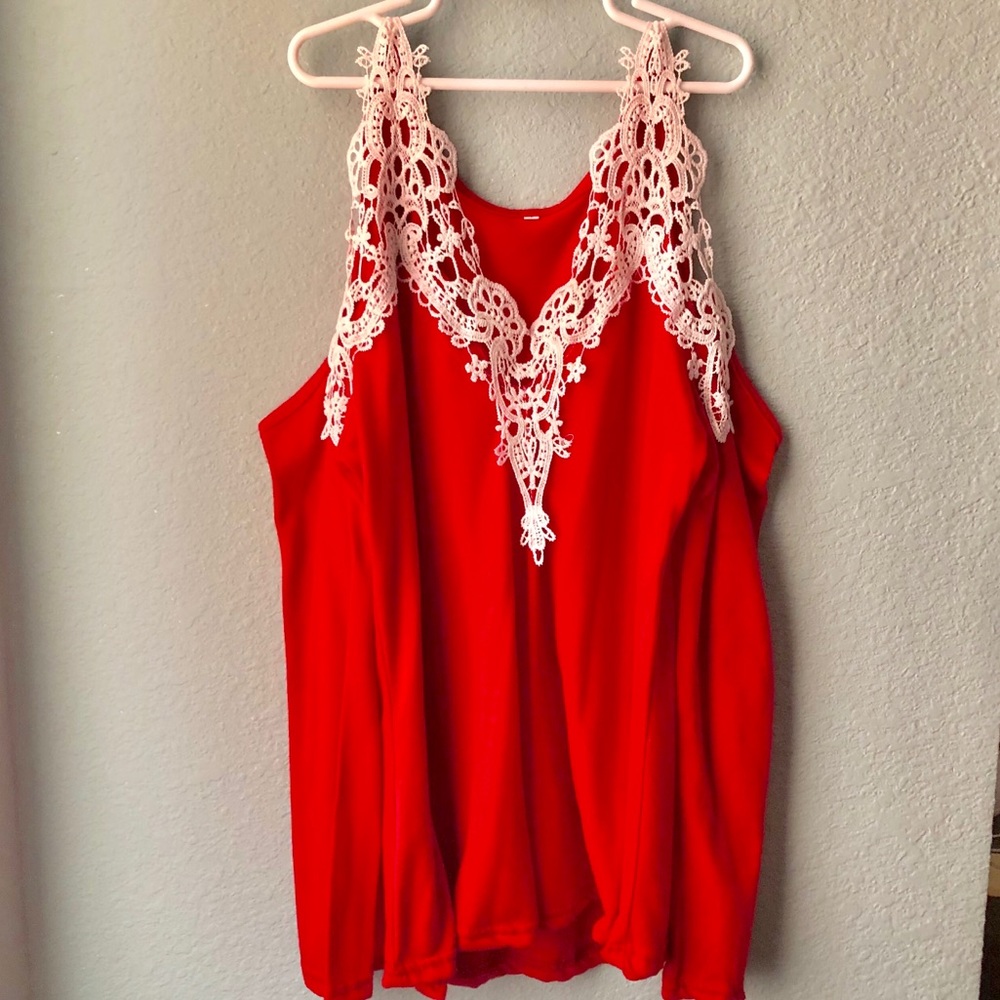 Pretty red blouse
